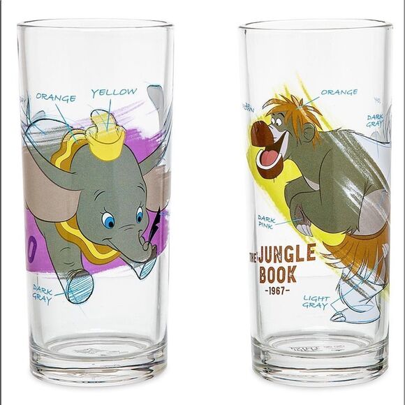 NIB DISNEY INK AND PAINT GLASS SET - Picture 3 of 3